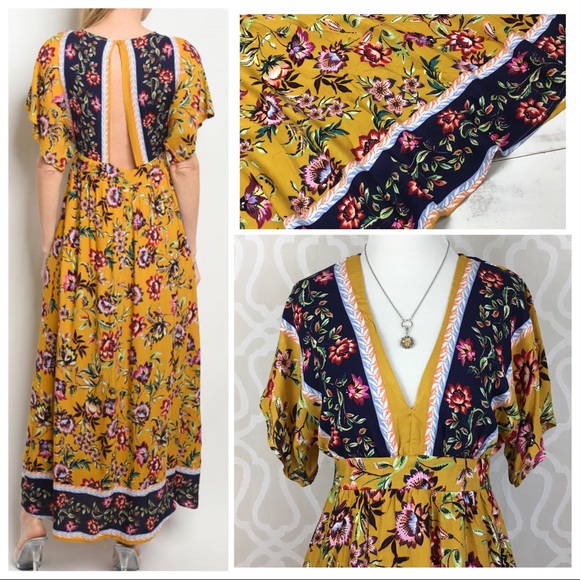*LAST 2* Wildflower Boho Prairie Maxi - Picture 8 of 8